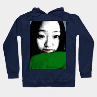 BEAUTIFUL FUNNY ASIAN GIRL POP ART COLOR Hoodie